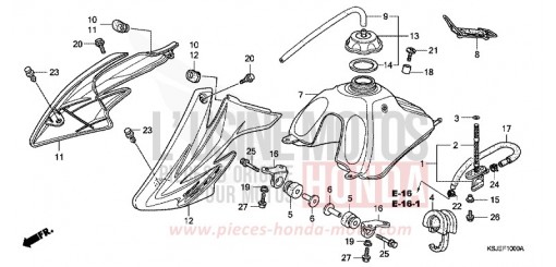 FUEL TANK CRF100FB de 2011